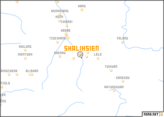 map of Sha-li-hsien