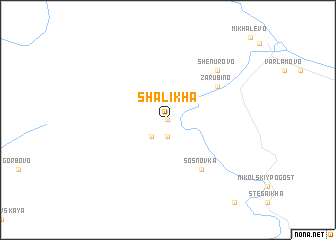 map of Shalikha