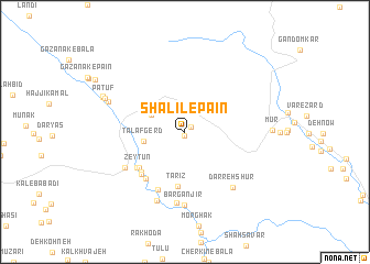 map of Shalīl-e Pā\