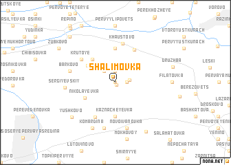 map of Shalimovka