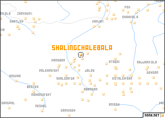 map of Shālīng Chāl-e Bālā