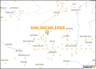 map of Shālīng Chāl-e Pā\