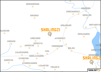 map of Shalingzi