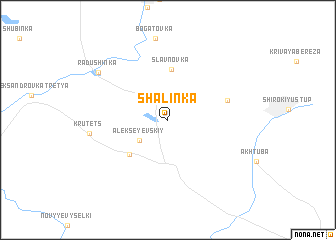 map of Shalinka