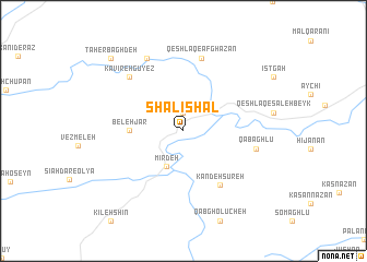 map of Shālī Shal