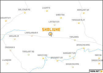 map of Shaliuhe