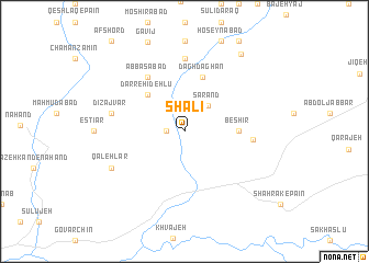 map of Shālī