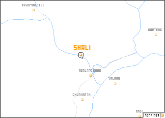 map of Shali