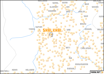 map of Shalkhai