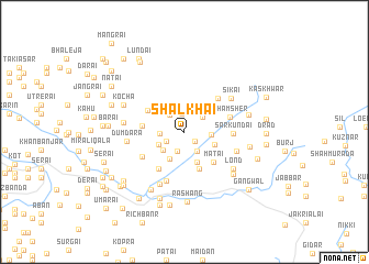 map of Shalkhai