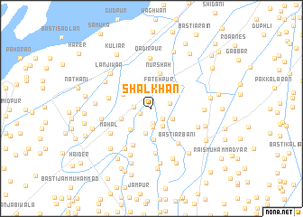 map of Shalkhān