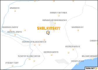 map of Shalkinskiy