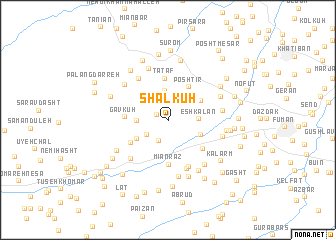 map of Shālkūh