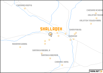 map of Shallāqeh