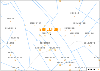 map of Shalla‘ūhā