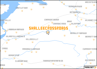 map of Shallee Cross Roads