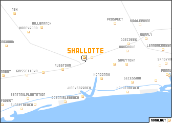 map of Shallotte