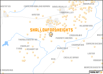 map of Shallowford Heights