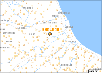 map of Shalmān