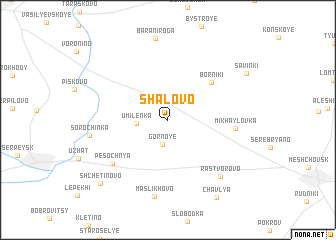 map of Shalovo