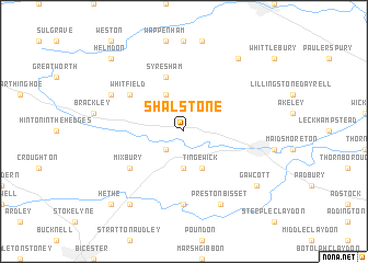map of Shalstone