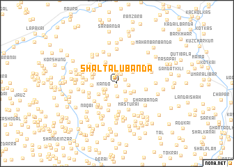 map of Shaltālu Bānda