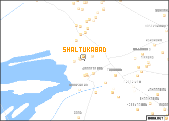 map of Shaltūkābād