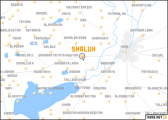 map of Shālūḩ