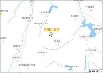 map of Shaluo