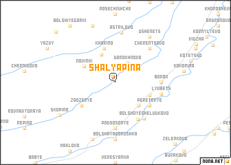 map of Shalyapina