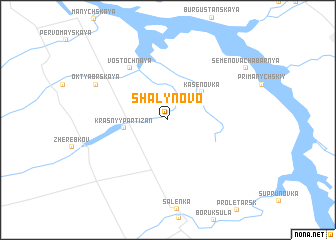map of Shalynovo