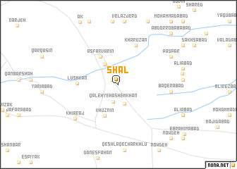 map of Shāl