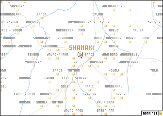 map of Shamaki