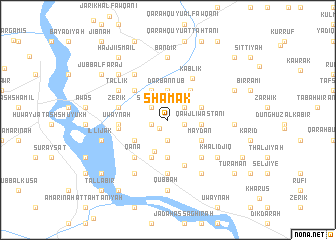 map of Shamak