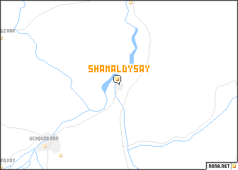 map of Shamaldy-Say