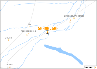 map of Shamāl Gāh