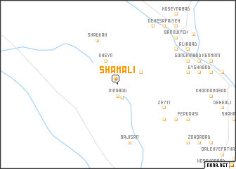 map of Shām‘alī