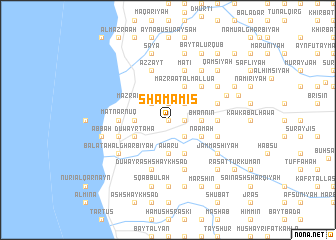 map of Shamāmīs