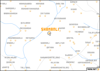 map of Shamanlī