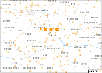 map of Shāman Mal