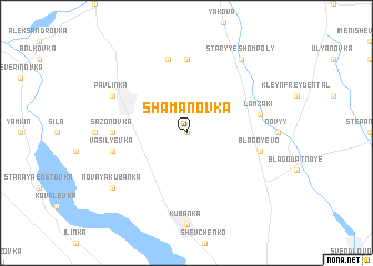 map of Shamanovka