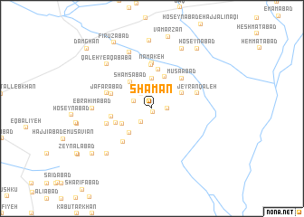 map of Shāmān