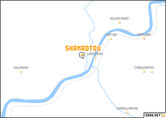 map of Shamaotou