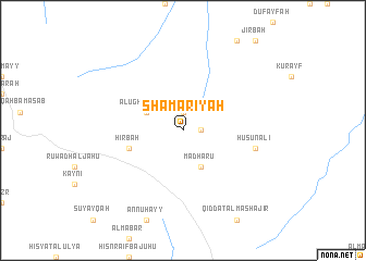 map of Shamarīyah