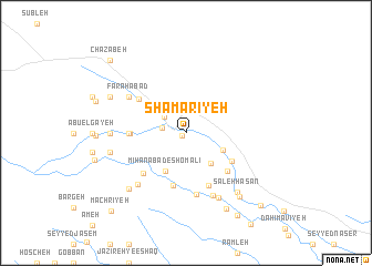 map of Shamārīyeh