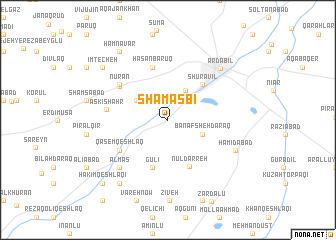 map of Shām Asbī