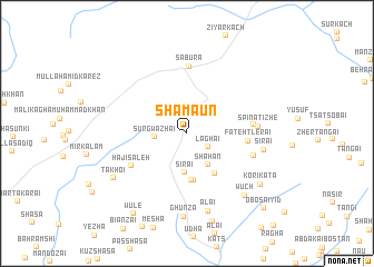 map of Shamaūn