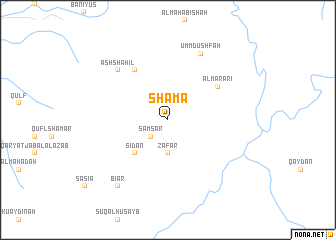 map of Shama