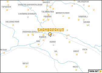 map of Shāmbarakūn