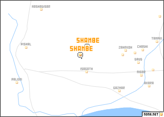 map of Şhambe